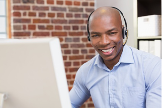 Smiling Employee